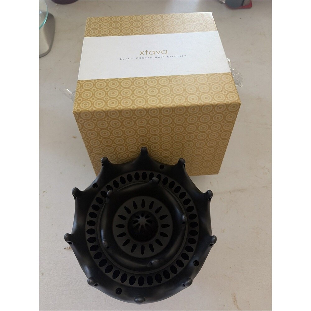 New Xtava Black Orchid Hair Diffuser Curly Natural Hair Blow Dryer Attachment